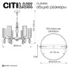 Миниатюра фото подвесная люстра citilux fernet cl254160 | 220svet.ru